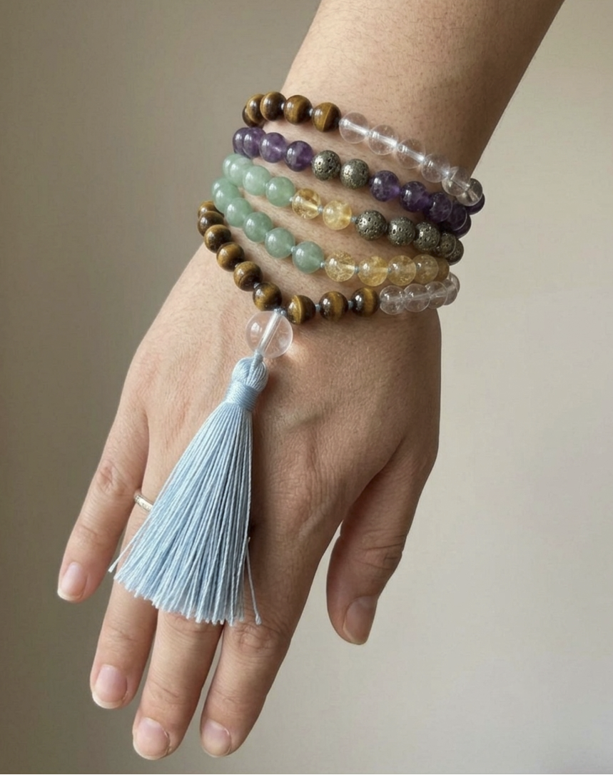 Dhana Lakshmi Japa Mala, Wrist Band, Japa Mala, Mala, 108