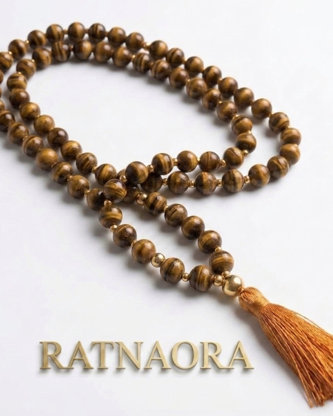 Tiger Eye Japa Mala (108 Beeds)
