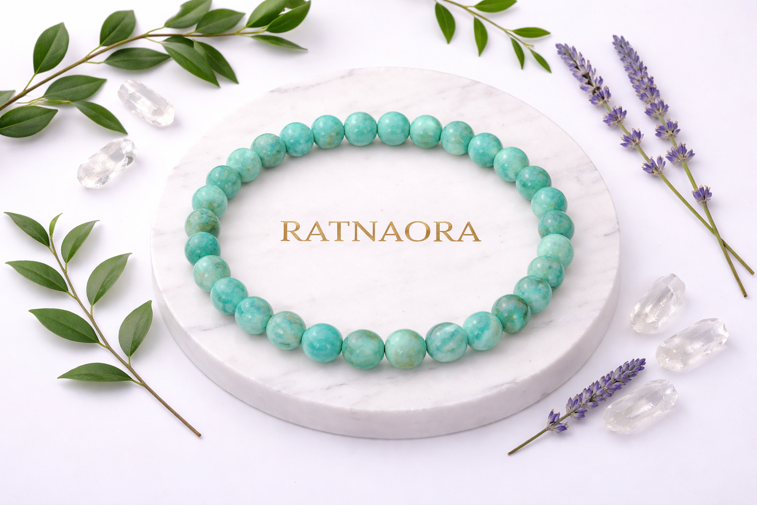 Amazonite Japa Mala (108 Beeds)