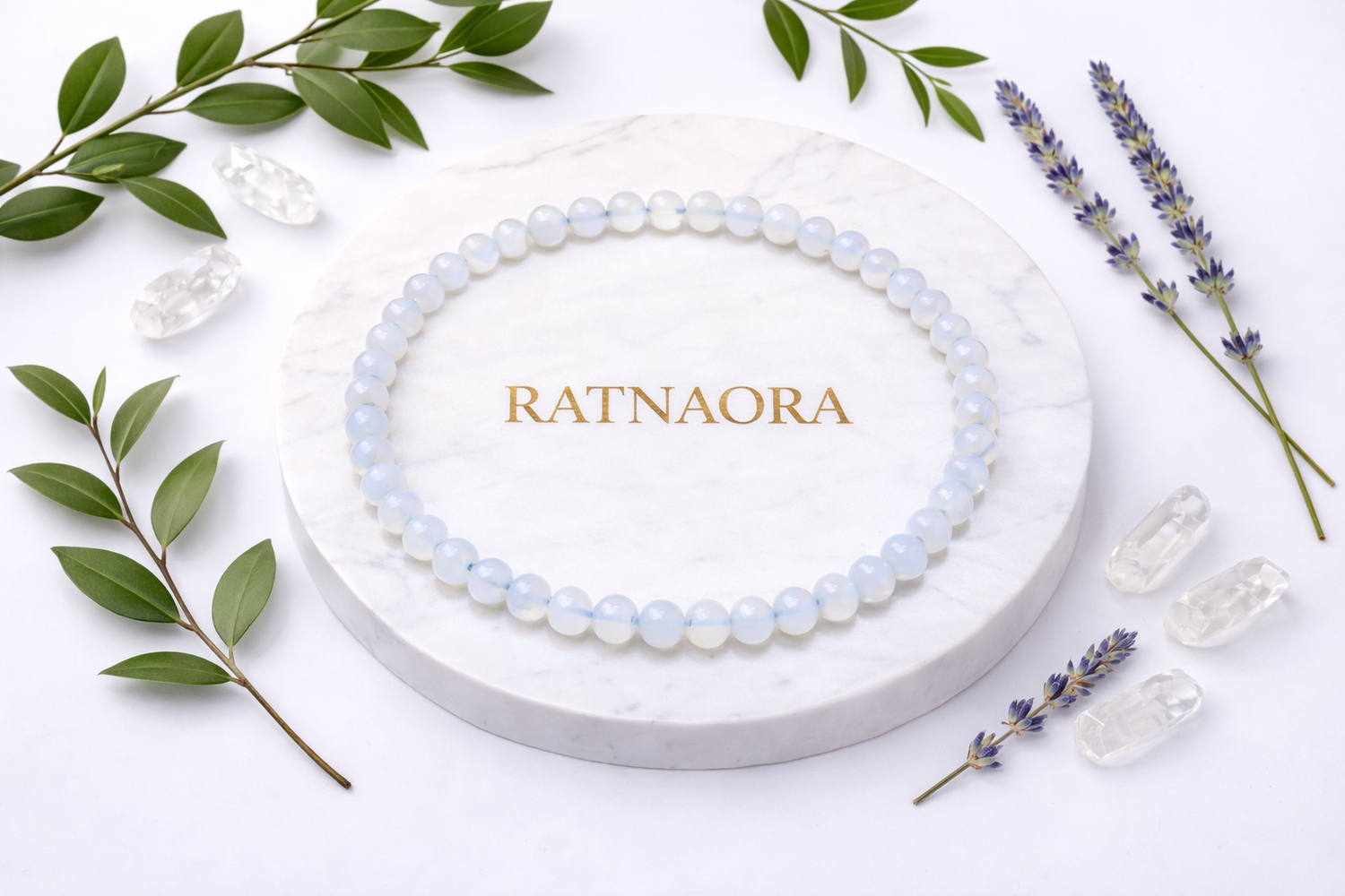 Blue Lace Agate Japa Mala (108 Beeds)