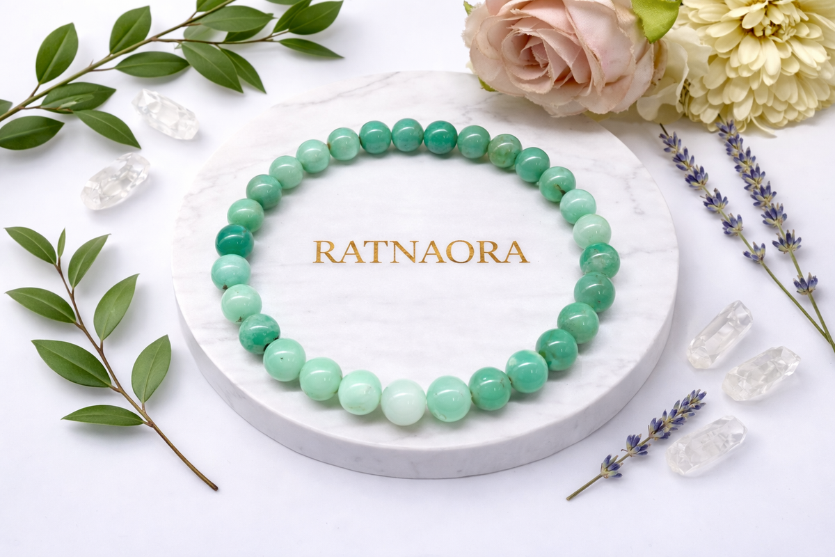Chrysoprase Japa Mala (108 Beeds)