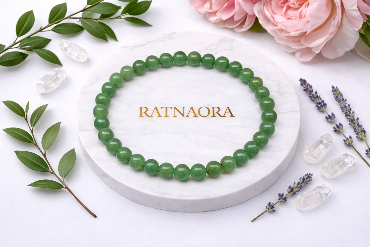 Green Aventurine Japa Mala (108 Beeds)
