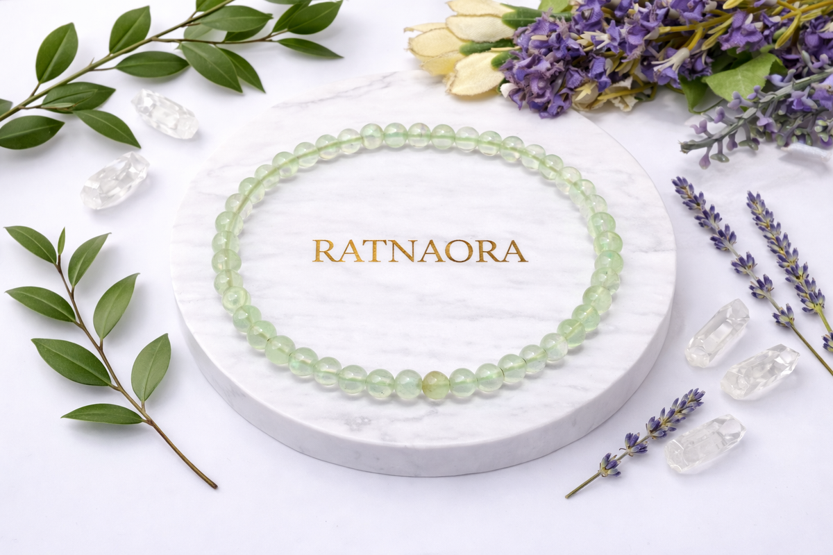 Green Fluorite Japa Mala (108 Beeds)
