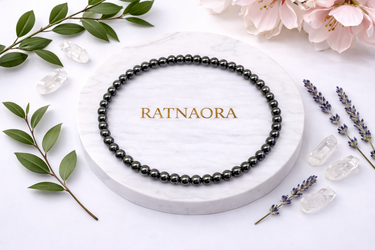 Hematite Japa Mala (108 Beeds)