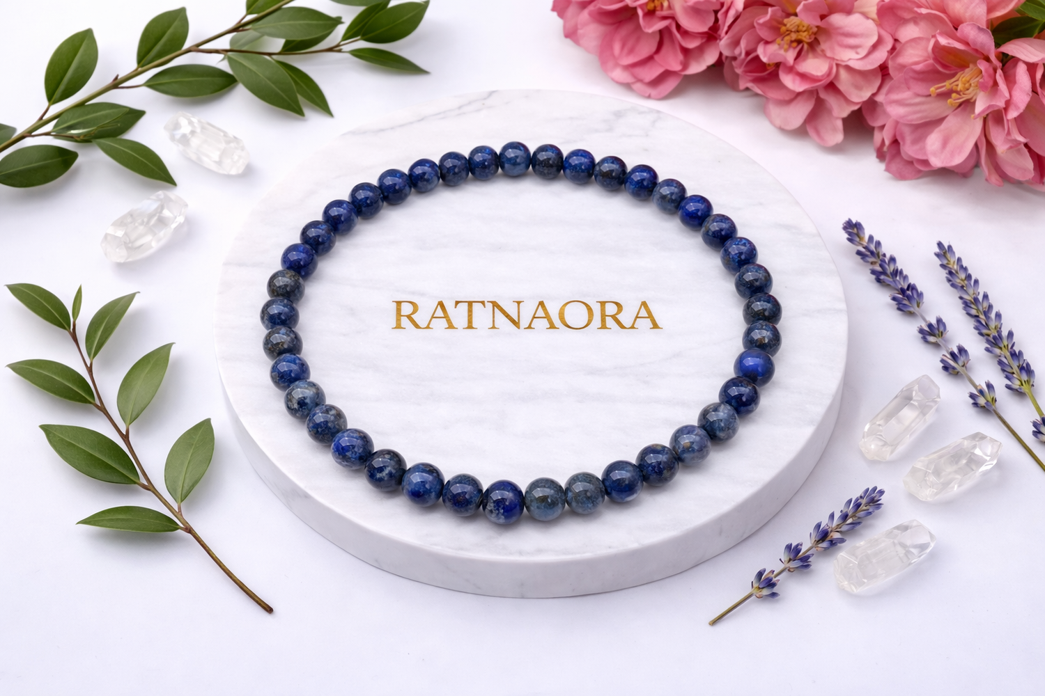 Lapis Lazuli Japa Mala (108 Beeds)