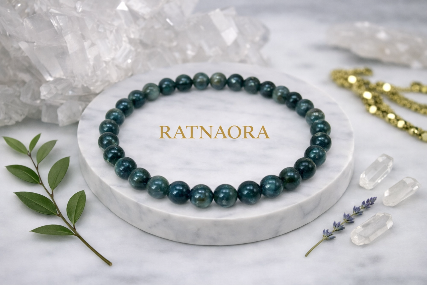 Seraphinite Japa Mala (108 Beeds)