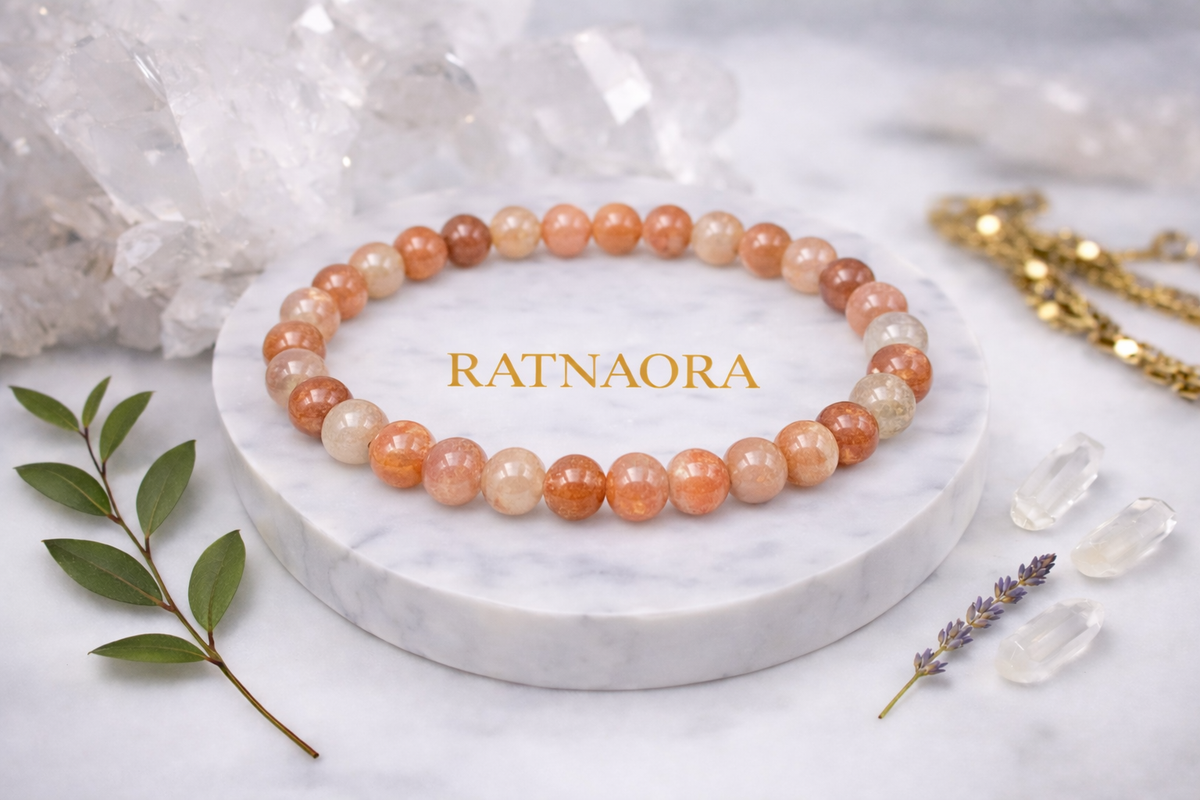 Sunstone Japa Mala (108 Beeds)